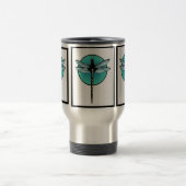 トンボのアールデコのスタイル トラベルマグ (中央)