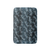 トンボのエレガントなティール（緑がかった色）の緑のダンス バスマット (正面縦)