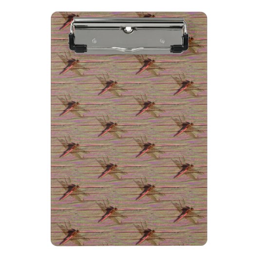 トンボのカラフル ミニクリップボード (正面)