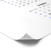 トンボのカレンダー2022 ポスター - 月曜日開始 (角)