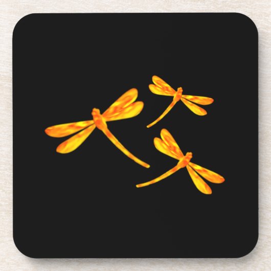 トンボのクッション - 炎 コースター (正面)