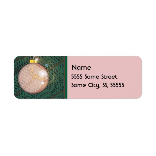 トンボのクリスマスオーナメント ラベル (正面)