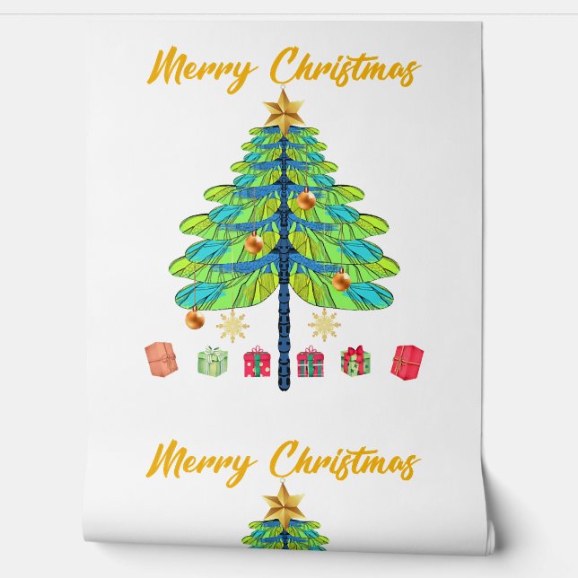 トンボのクリスマスツリーギフト 壁紙 (ほどく)