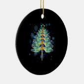 トンボのクリスマスツリー セラミックオーナメント (右)