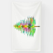 トンボのクリスマスツリー 横断幕 (縦)