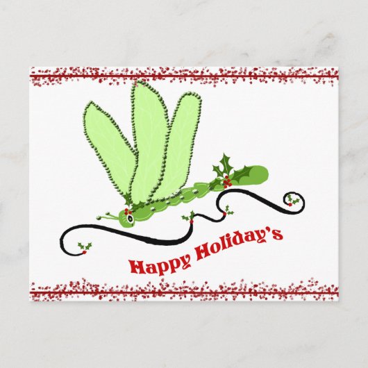 トンボのクリスマスポストカード シーズンポストカード (正面)