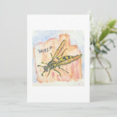 トンボのグリーティングカード 招待状 (スタンド正面)