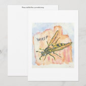 トンボのグリーティングカード 招待状 (正面/裏面)