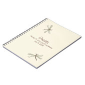 トンボのゲストはノートに署名します ノートブック (左側)