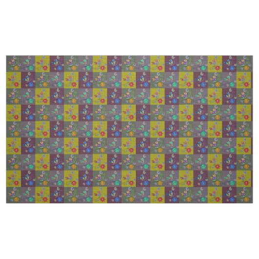 トンボのコラージュ生地 ファブリック (ファットクウォーター)