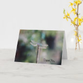 トンボのサンキューカード カード (黄色い花)