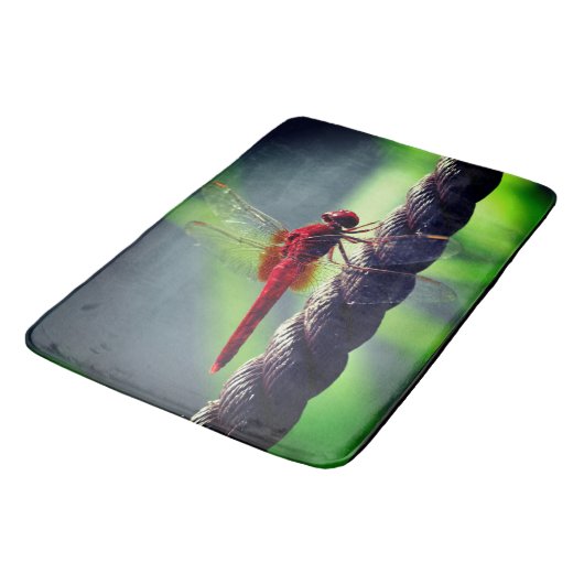 トンボのシャワーカーテン バスマット (アングル)