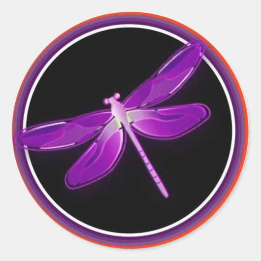 トンボのシール ラウンドシール (正面)