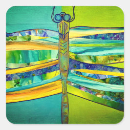 トンボのステッカー スクエアシール