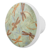 トンボのダンスの金ゴールド セラミックノブ (右)