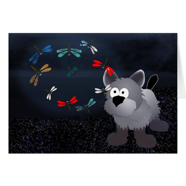 トンボのダンス (正面横)