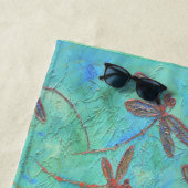 トンボのダンス ビーチタオル (インサイチュ)