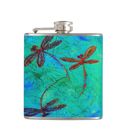 トンボのダンス フラスク (正面)