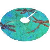 トンボのダンス ブラッシュドポリエステルツリースカート (アングル)