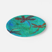 トンボのダンス ペーパープレート (アングル)