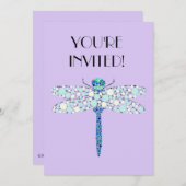 トンボのドット 招待状 (正面/裏面)