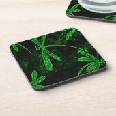 トンボのネオングリーン コースター (左側)