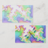 トンボのフラクタルのプロフィールカード 名刺 (正面/裏面)