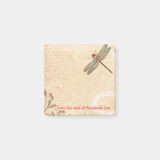 トンボのフリル ポストイット (正面)