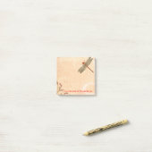 トンボのフリル ポストイット (デスク上)