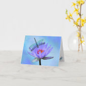 トンボのブランク・オール・オケージョン・グリーティング・カード カード (黄色い花)