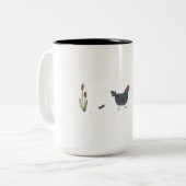 トンボのマグの追跡 ツートーンマグカップ (正面左)