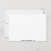 トンボのメッセージカード ノートカード (裏面)