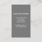 トンボのレトロのヴィンテージの幸運の入れ墨 名刺 (裏面)