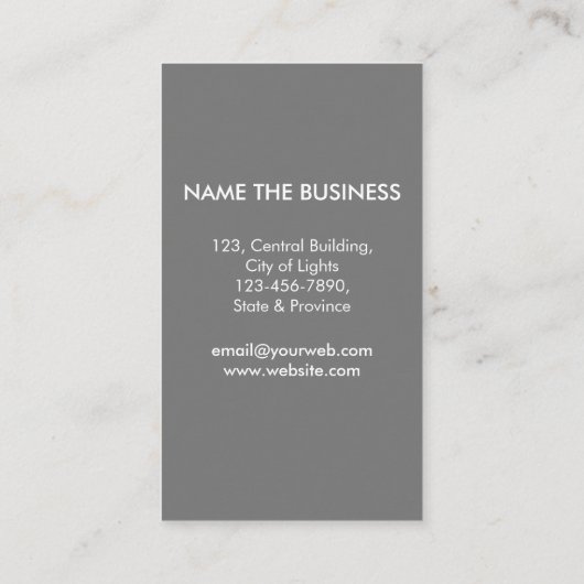 トンボのレトロのヴィンテージの幸運の入れ墨 名刺 (裏面)