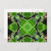 トンボの万華鏡のように千変万化するパターンの芸術の自然の郵便はがき ポストカード (正面/裏面)