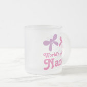 トンボの世界で最も最高のなナナのギフト フロストグラスマグカップ (正面右)
