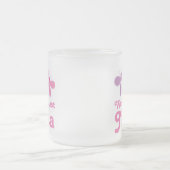 トンボの世界で最も最高のなナナのギフト フロストグラスマグカップ (中央)