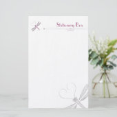 トンボの個人的なノート紙 便箋 (スタンド正面)