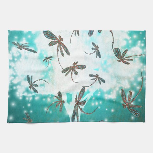 トンボの光の木 キッチンタオル (横)