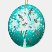 トンボの光の木 セラミックオーナメント (左)