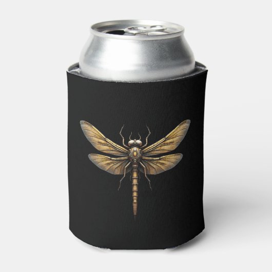 トンボの動物アート グラフィック トンボ (2) 缶クーラー (缶正面)
