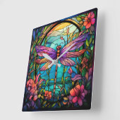 トンボの壁時計 スクエア壁時計 (傾斜)