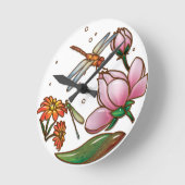 トンボの壁時計 ラウンド壁時計 (傾斜)