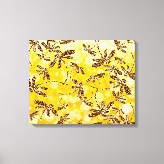 トンボの夏 キャンバスプリント (正面)