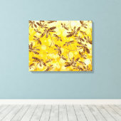 トンボの夏 キャンバスプリント (インサイチュ (ウッドフロア))