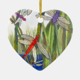 トンボの夏 セラミックオーナメント