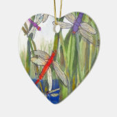 トンボの夏 セラミックオーナメント (左)