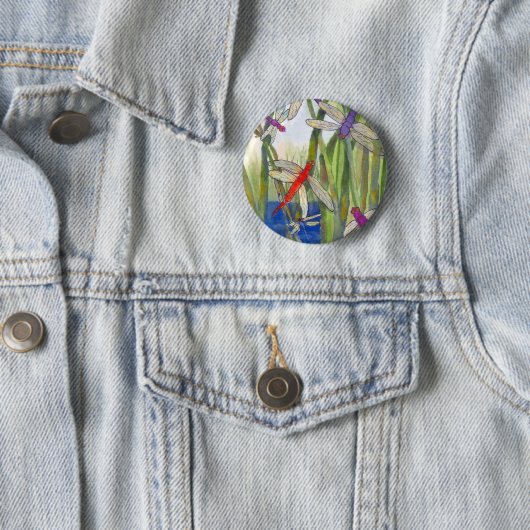 トンボの夏 缶バッジ (インサイチュ)