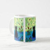 トンボの夢みる人のマグ コーヒーマグカップ (正面左)