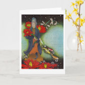 トンボの夢IX上でとして(、そう次) カード (黄色い花)